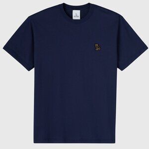 OVO Essentials Crewneck T Shirt Navy Blue Large